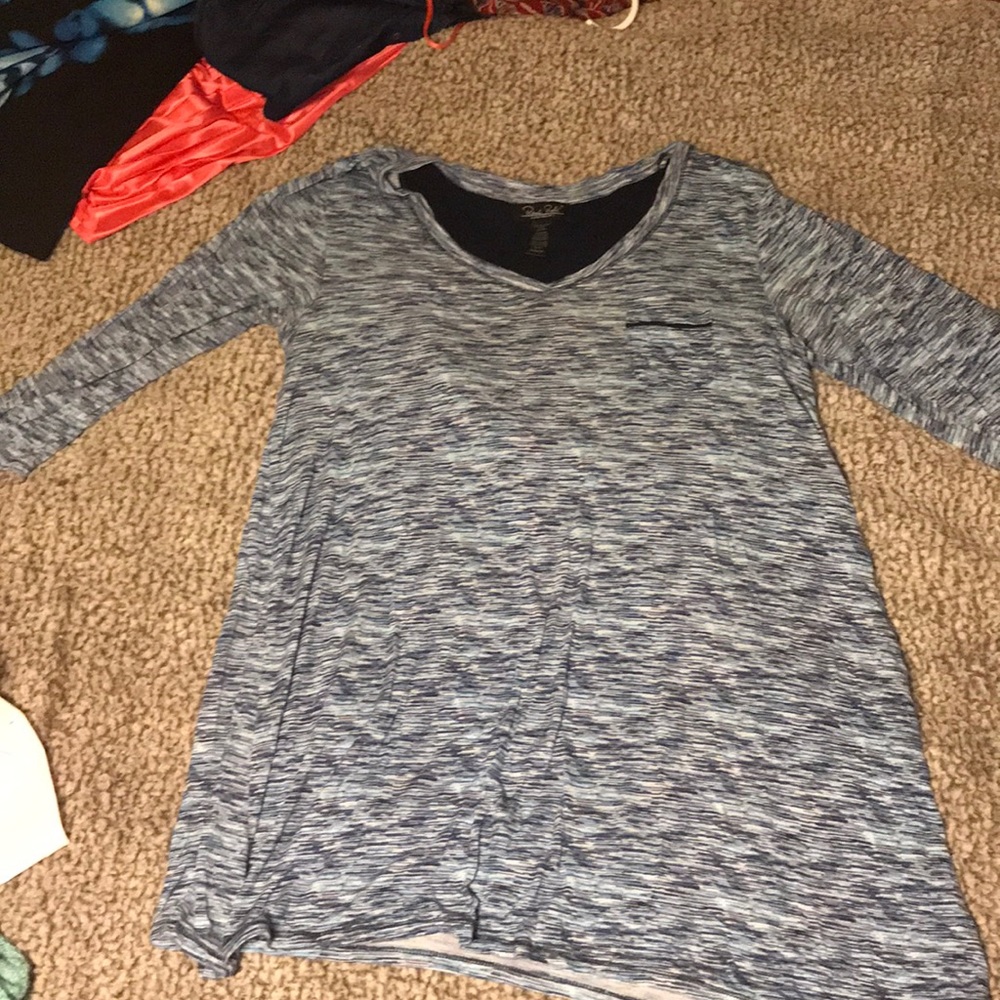 Blue soft sleep shirt